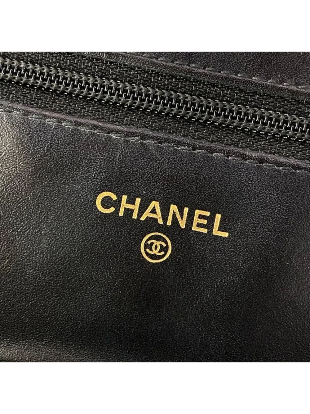 Chanel Shoulder Bag 2.55 Icon Charm Black Vintage Gold Chain
